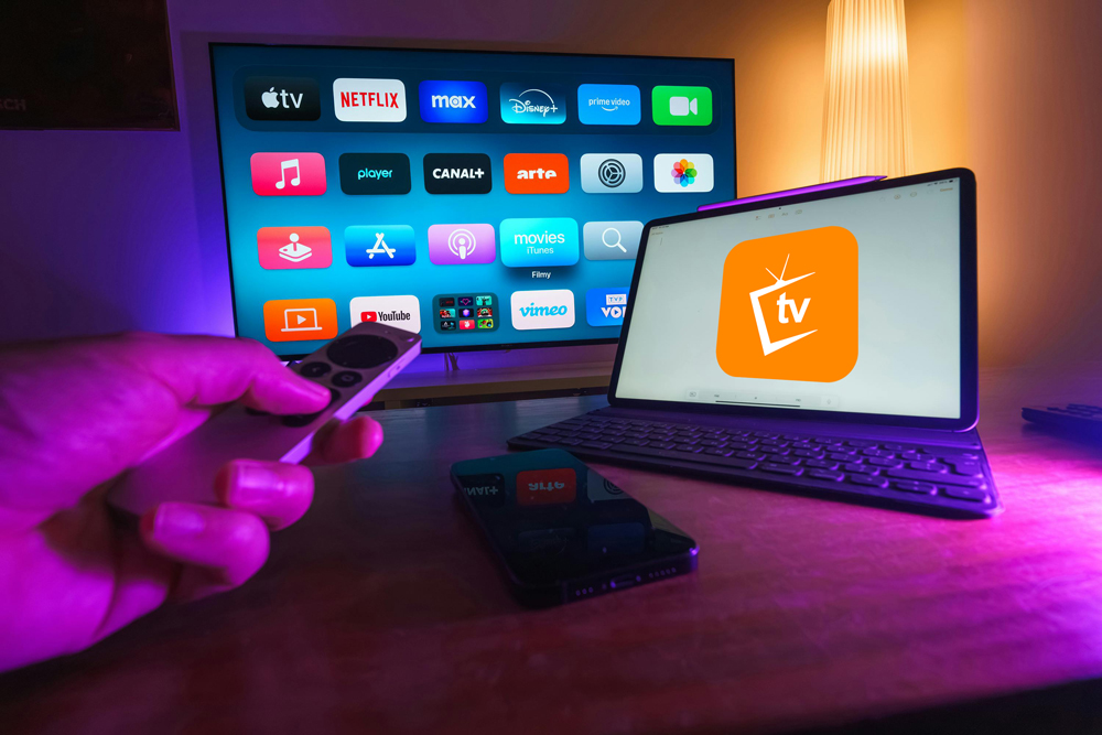 free-photo-of-home-entertainment-setup-with-streaming-services