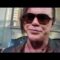 Mickey Rourke being interviewed at the Iron Man 2 premiere