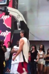 Slam it down his Throat Dunk! B B U Dunk Competition